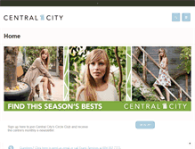 Tablet Screenshot of centralcity.ca